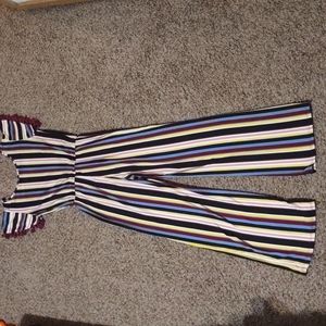 Boho Striped Jumpsuit